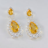 Araya Yellow Chunky Stud Earrings for Stunning Style